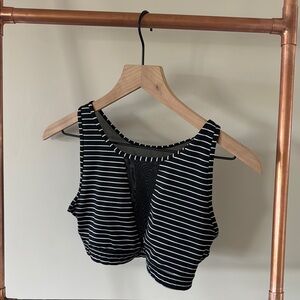 Victoria Secret Black and White Striped Women's Bralette